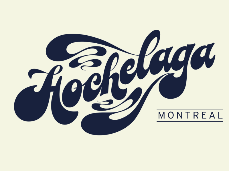 Lettering Hochelaga animation design hochelaga illustration lettering montreal motion motiondesign motiongraphics type vector