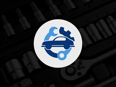 Car Repair Shop car logo repair shop visual