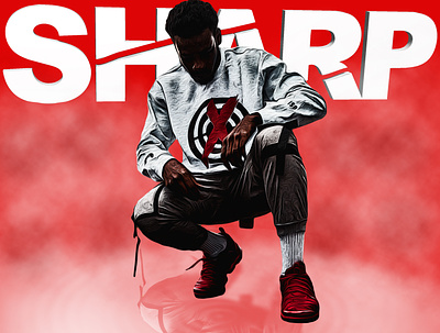 Sharp - Crewneck Sweatshirt (Brand Creative) branding graphic design
