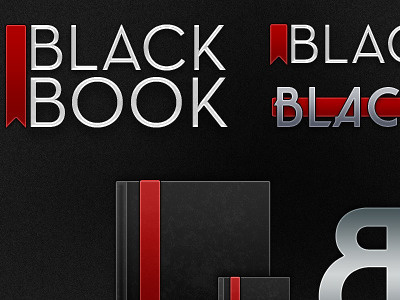 Blackbook Entertainment black branding corporate icon logo red