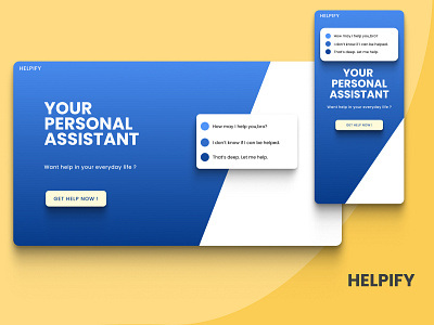 Helpify - Responsive Web-design