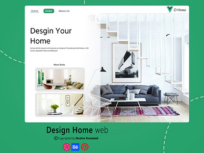 Design Home website adobe xd design figma graphic design ui ux xd