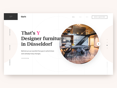 Designer furniture creative design dribbble site studio trend ui uidesign web webdesign
