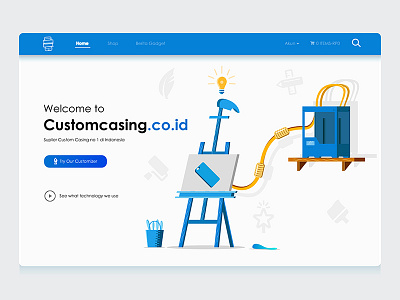 Customcasing front page