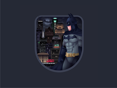 Batman Badge by Courtney Askew on Dribbble