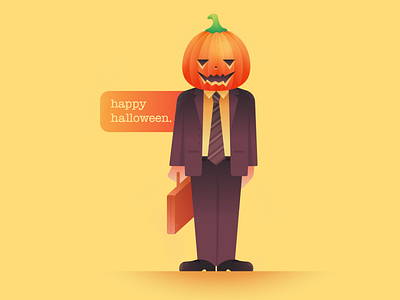 Dwight Schrute character dwight dwight schrute halloween illustration office pumpkin the office vector