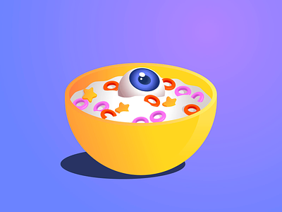 Spooky Cereal adobe illustrator after effects animation illustration vector