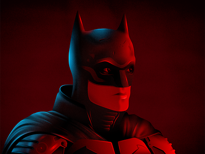 The Batman batman detective gradient illustration super hero vector