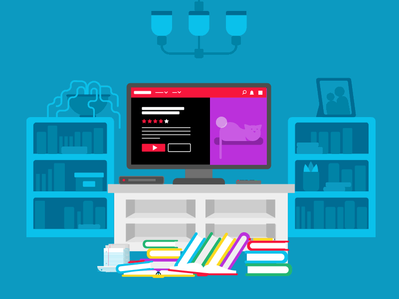 Netflix and Study? animation cat gif illustration netflix