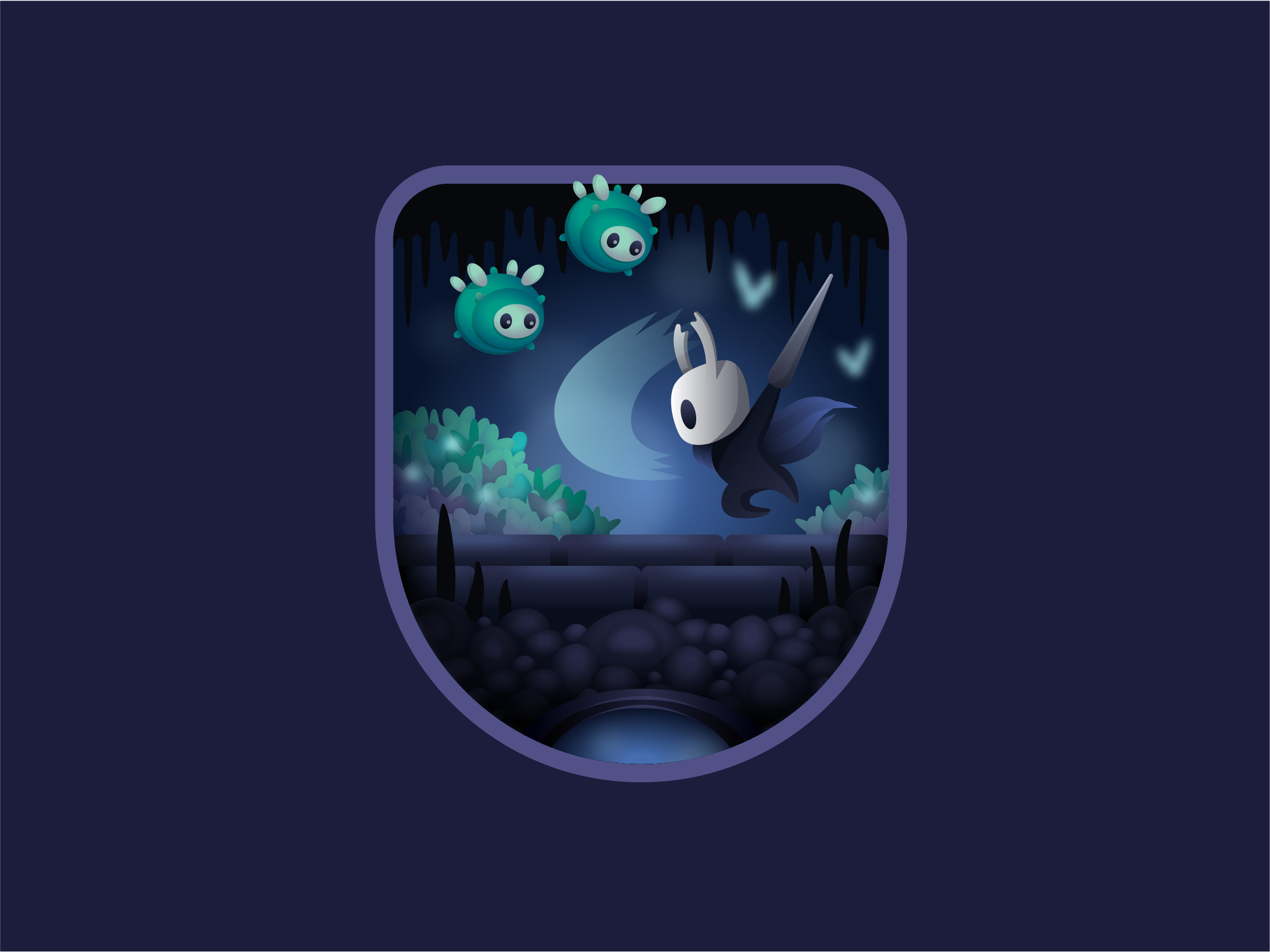 Hollow Knight By Courtney Askew On Dribbble   3da503a0baa834dd09b7c25c516ba3fa 