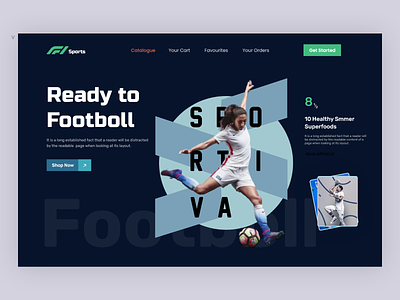 Sports Website Design design fashion fashion landing page graphic design grow your business illustration landing page motion graphics sports website design ui