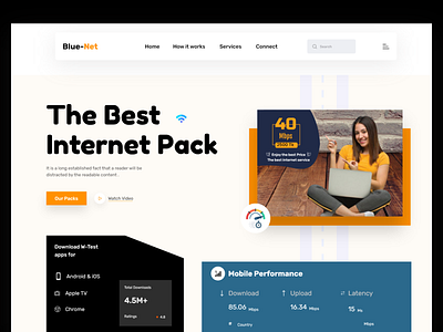 Best Internet Pack web page best internet best internet pack web page design fashion fashion landing page graphic design grow your business landing page motion graphics ui