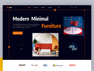 Furniture Landing Page Design