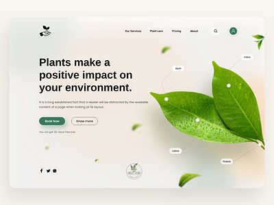 Plant Shop Website design fashion fashion landing page graphic design grow your business landing page plant shop plant shop website ui