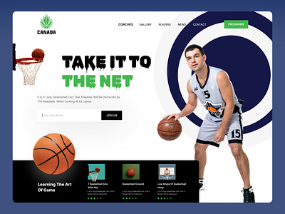 Sports Website Design design fashion fashion landing page graphic design grow your business landing page logo sports website design ui