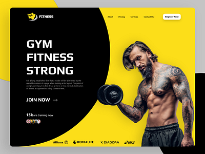 Fitness club Website