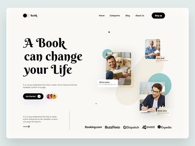 Book Publishing Landing Page: website book design fashion fashion landing page graphic design grow your business landing page ui