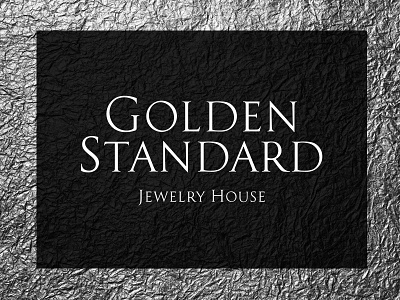 Golden Standard logo logotype mark roman