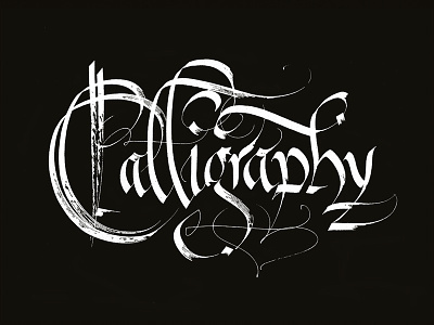 Calligraphy broad nib calligraphy parallel pen