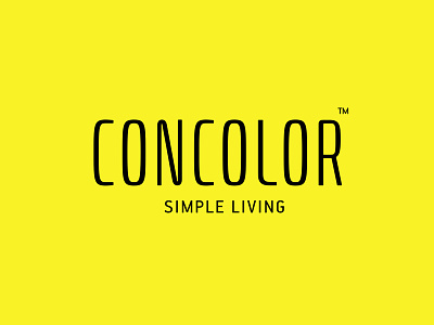 Concolor brand lettering logo logotype type