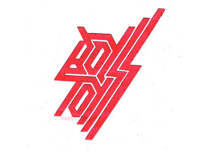 Boys Toys lettering logo