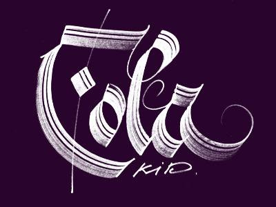 Cola Kid cola kid lettering logo logotype mark