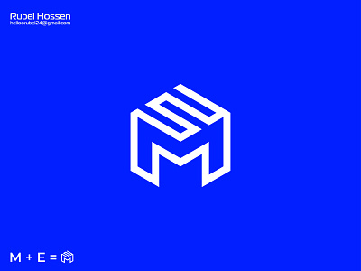 Concept E+M logo design a b c d e f g h i j k l m n abstract logo blockchain brand identity creative logo crypto flat logo hexagonal icon lettermark logo design logomark logotype minimalist logo modern logo monogram technology