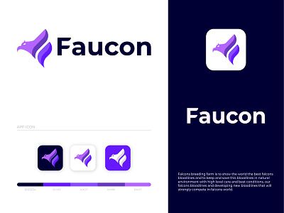 Letter F | Falcon logo design