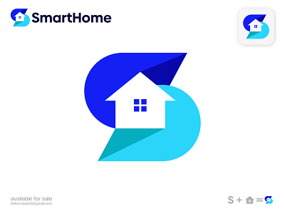 S + Home - Real Estate Logo Design