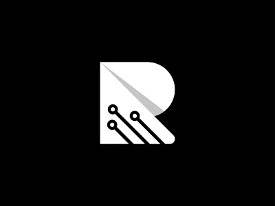 Letter R- Tech Company Logo