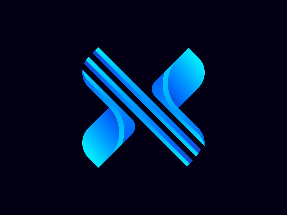 X Logo ( for sale ) by Rubel Hossen Logo Designer on Dribbble