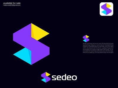 Sedeo Logo Design - S Logo, Technology, Tech Logo (unused)