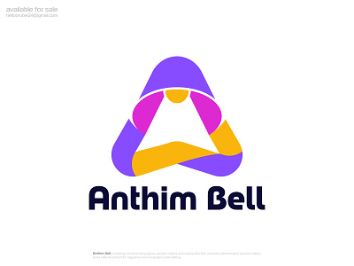 Letter A + Bell icon - Logo Design identity (unused)