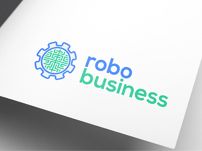 RoboBusiness.org Logo Design ai artificial clean design event intelligence logo robo simple