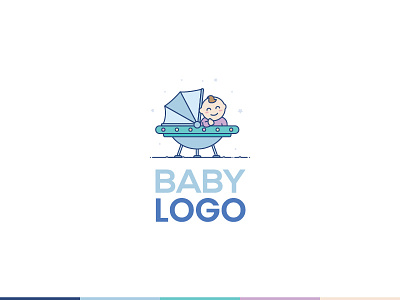 Baby Universe Logo Illustration For Sell