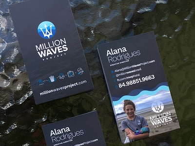 Million Waves Project Executive Business Cards