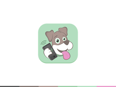 Cute Dog iPhone App Icon