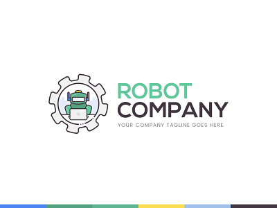 Robot and Ai Community and Social Media Platform Logo Concept 99designs artificial intelligence branding clean colorful concept flat geek logo robot robotics simple socialmedia