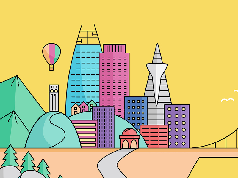 San Francisco by Chris Warner on Dribbble