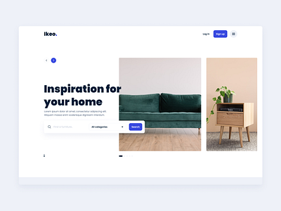 Ikeo interface minimal minimal design ui interface webdesign website