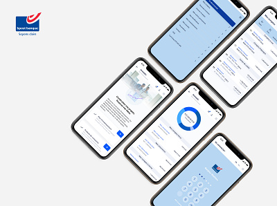 Bpost bank - App iOs banking app charts finance investment money ui ui interface ux uxdesign