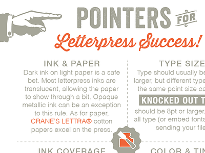 Pointers for Letterpress Success