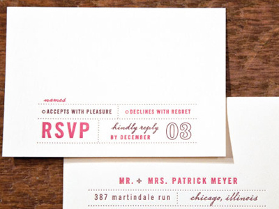 Grand Central invitation letterpress rsvp wedding