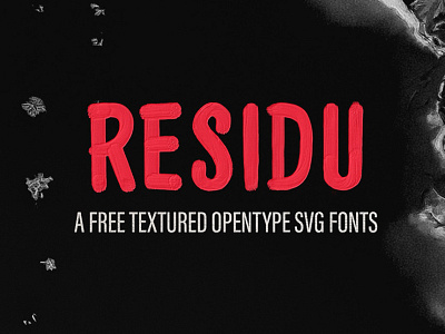 Residu SVG - Free Font