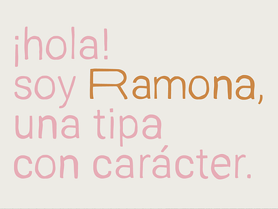 Ramona - Free Display Font branding display font free free font free typeface freebie hand drawn logo sans serif type typeface