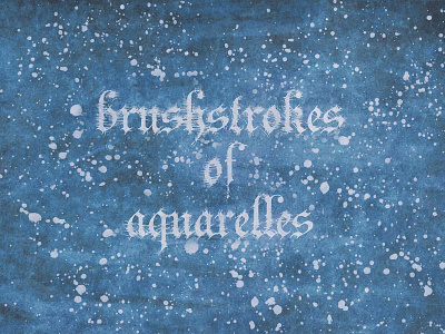 Brushstrokes of Aquarelles - Handmade Texture Pack design display font free free font freebie illustration logo type typeface vintage
