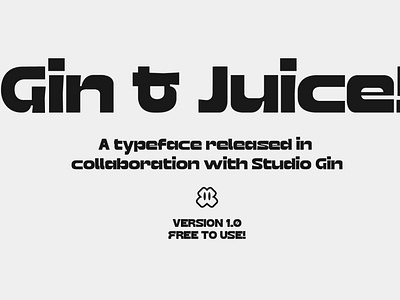 Gin Grotesk - Free Sans Serif Display Font