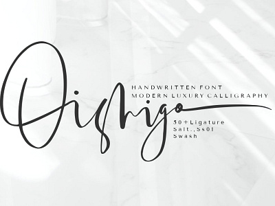 Oishigo - Free Luxury Script Font free free font freebie type typeface