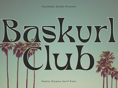 Baskvrl Club - Display Serif Font display font free free font freebie type typeface