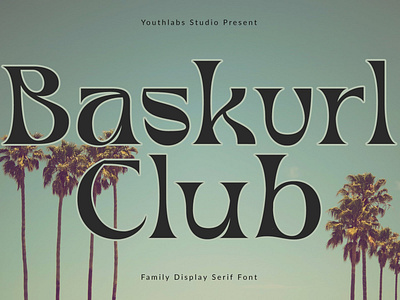 Baskvrl Club - Display Serif Font display font free free font freebie type typeface